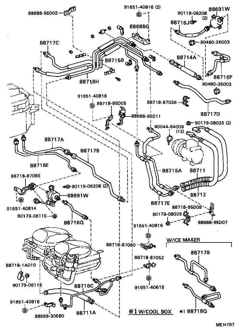  MODEL F |  HEATING AIR CONDITIONING COOLER PIPING