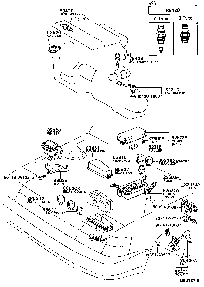  CELICA |  SWITCH RELAY COMPUTER