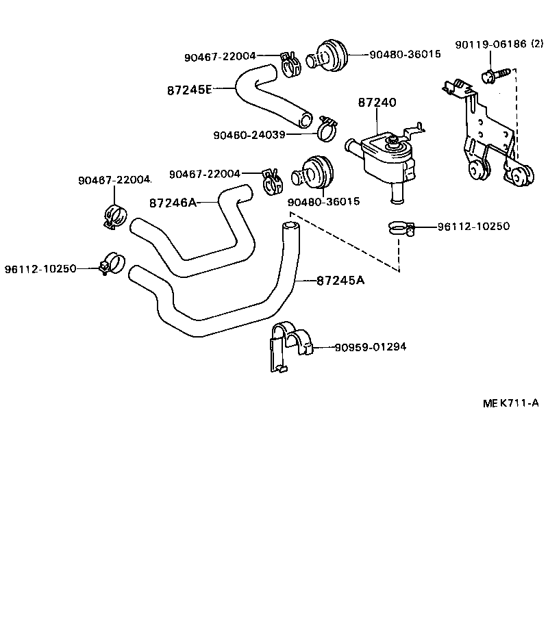  CAMRY |  HEATING AIR CONDITIONING WATER PIPING