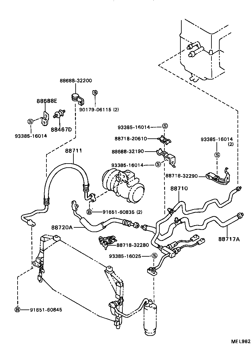  CAMRY |  HEATING AIR CONDITIONING COOLER PIPING