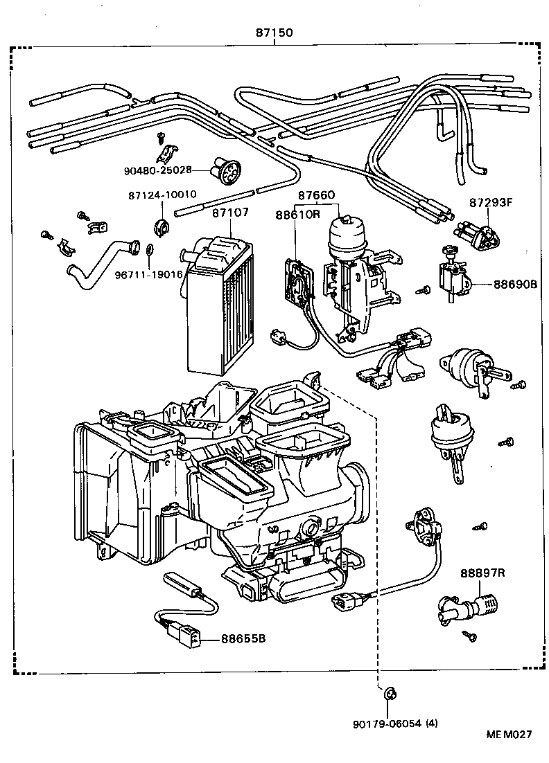  CRESSIDA WAGON |  HEATING AIR CONDITIONING HEATER UNIT BLOWER