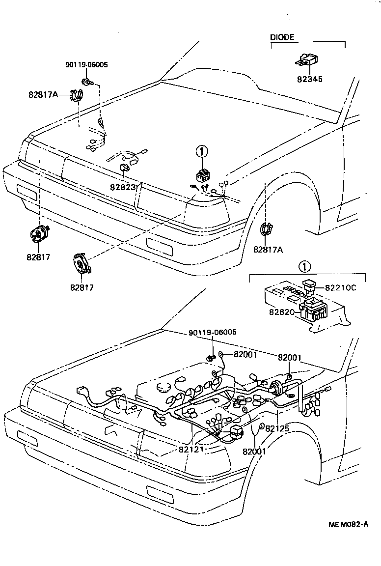  CRESSIDA WAGON |  WIRING CLAMP