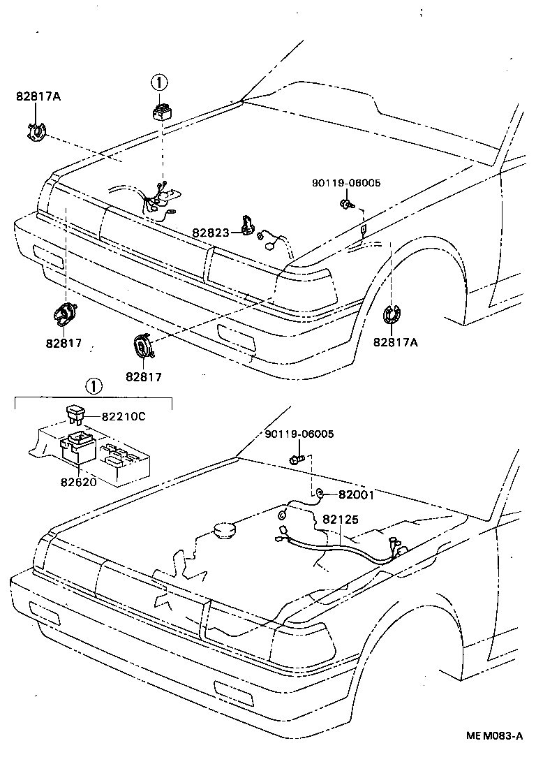  CRESSIDA WAGON |  WIRING CLAMP