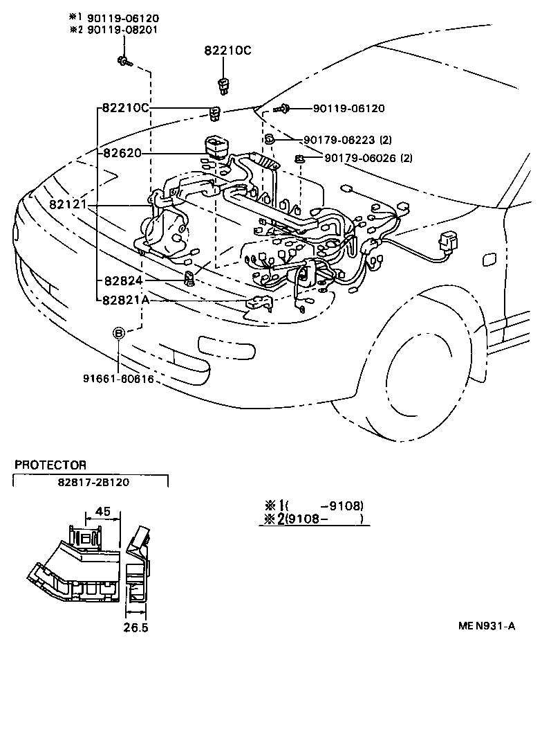  CELICA |  WIRING CLAMP