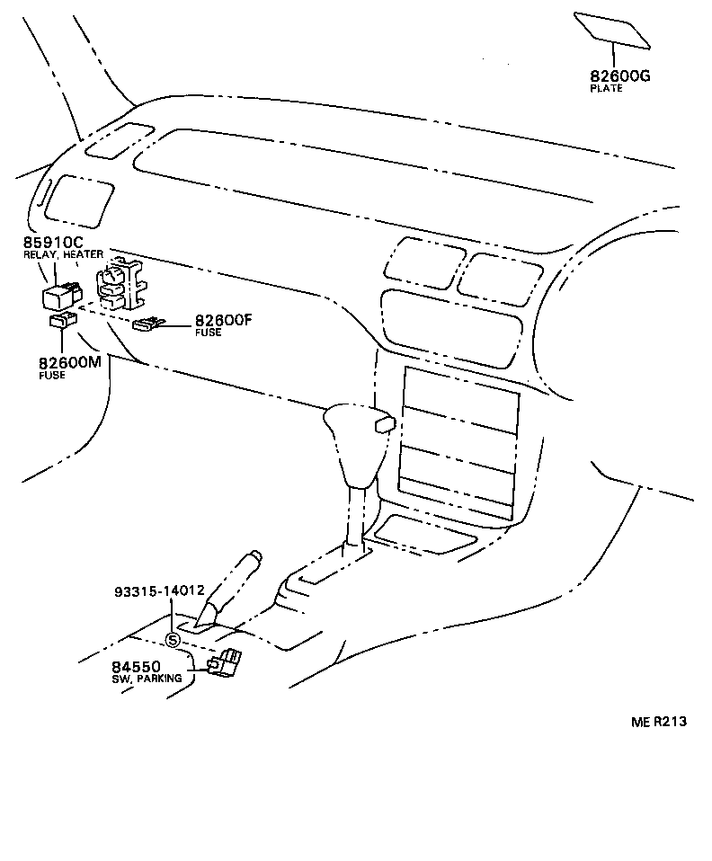  TERCEL |  SWITCH RELAY COMPUTER