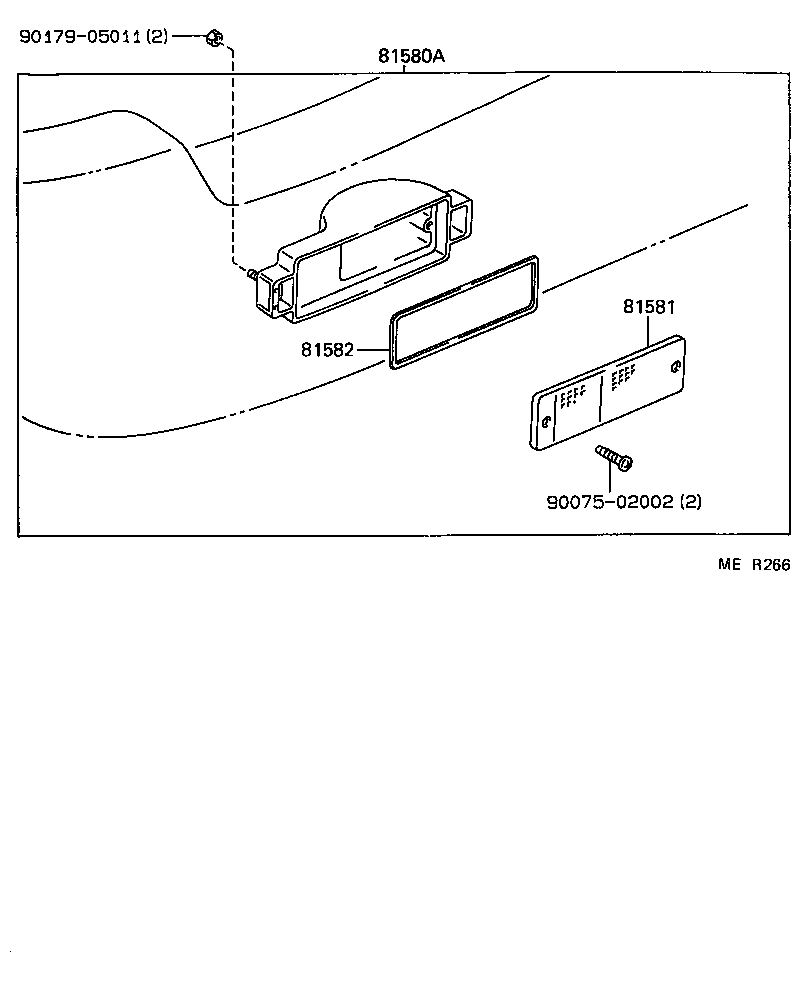  COROLLA WAGON |  REAR COMBINATION LAMP