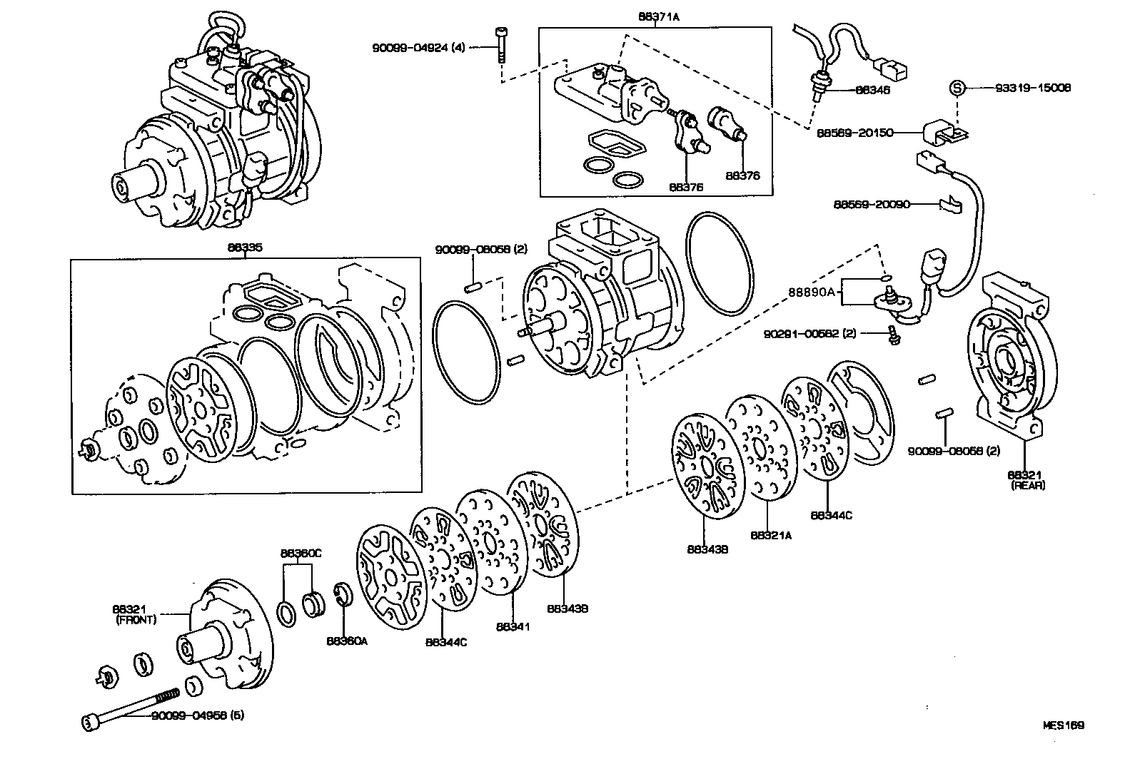  CELICA |  HEATING AIR CONDITIONING COMPRESSOR