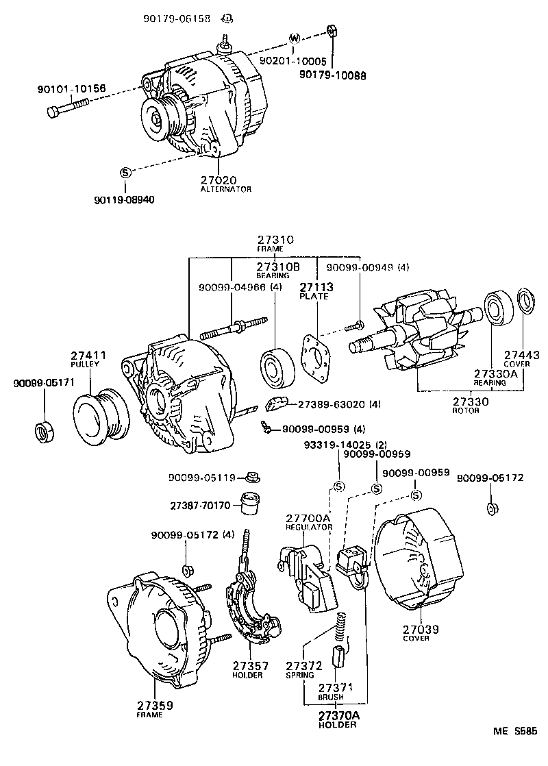  CROWN |  ALTERNATOR