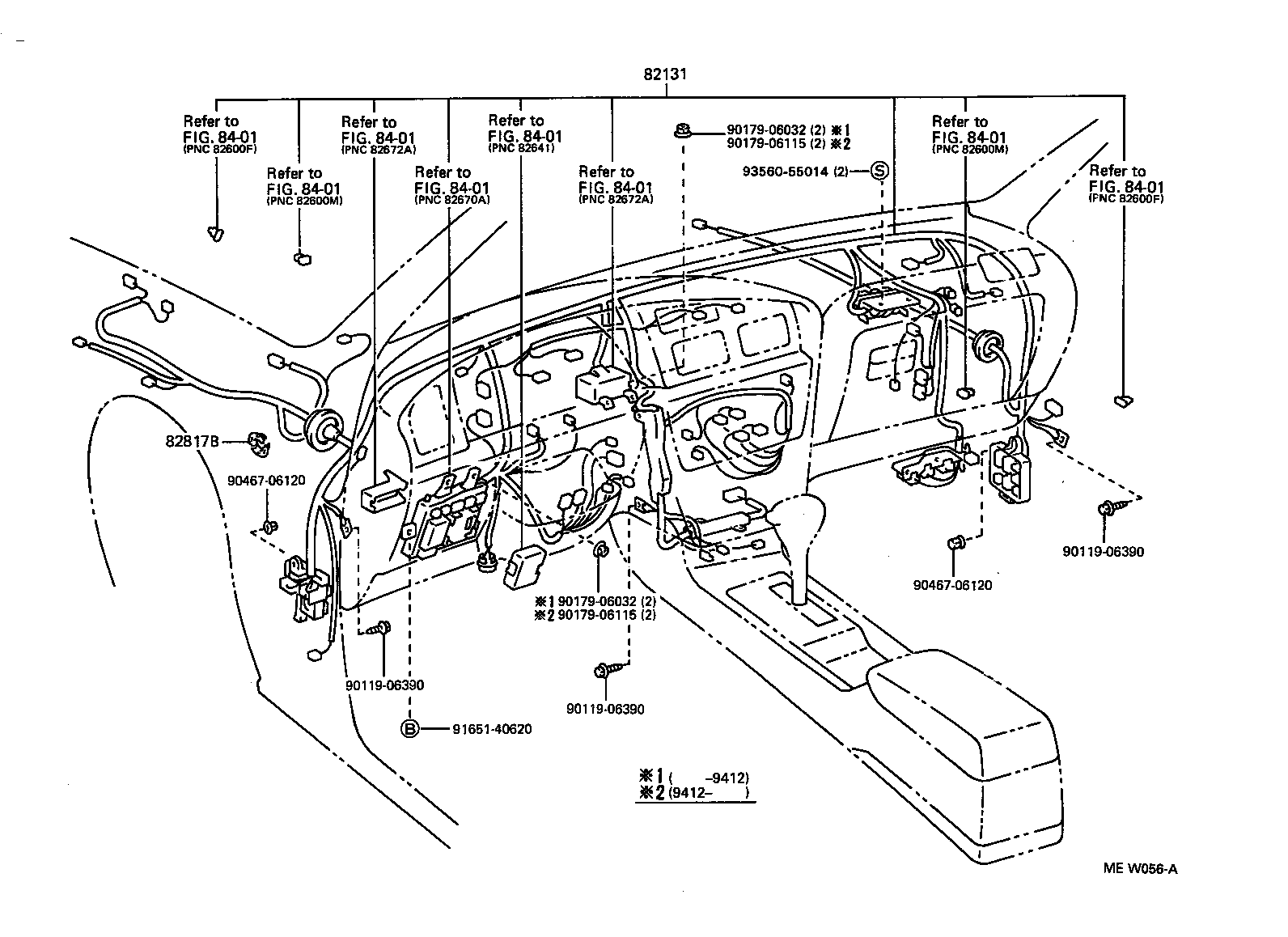  CAMRY NAP SED WG |  WIRING CLAMP