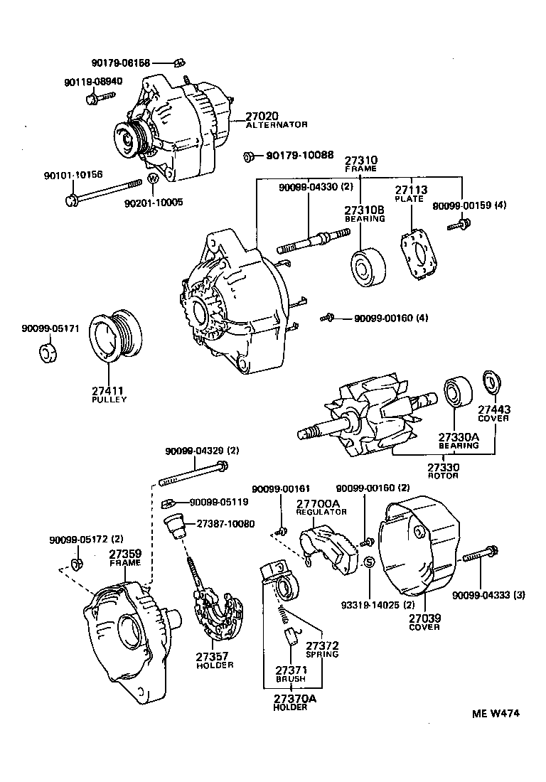  CROWN |  ALTERNATOR