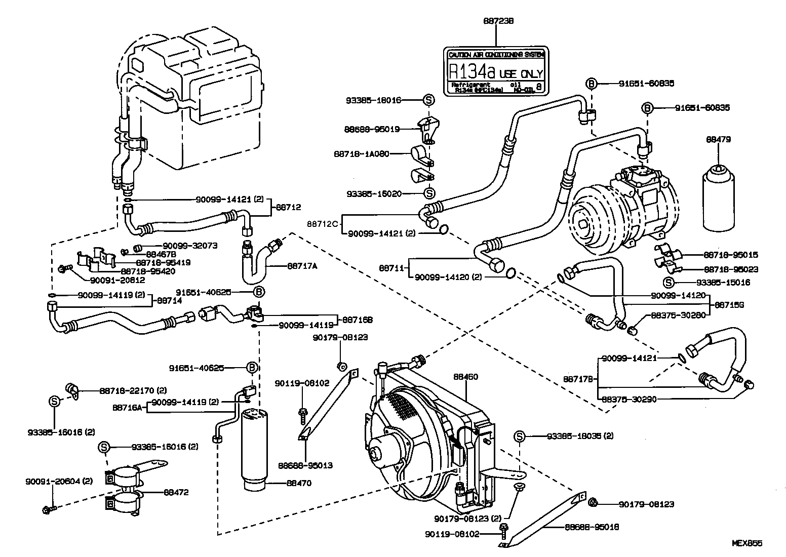  DYNA150 |  HEATING AIR CONDITIONING COOLER PIPING