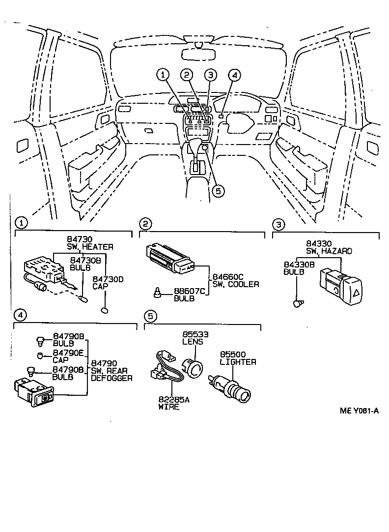  TERCEL |  SWITCH RELAY COMPUTER