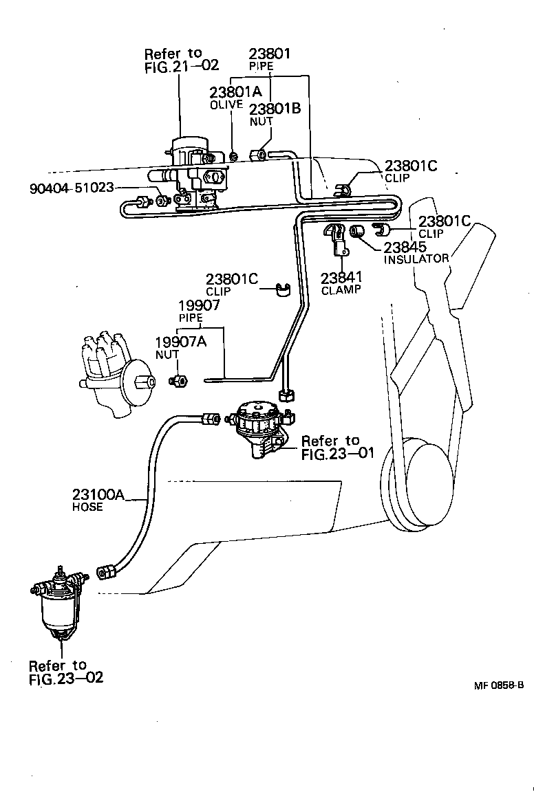  LAND CRUISER 40 |  FUEL PIPE CLAMP