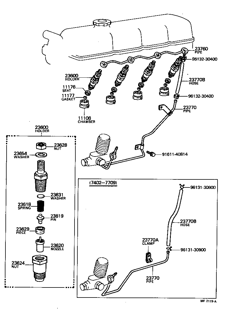  LAND CRUISER 40 |  INJECTION NOZZLE