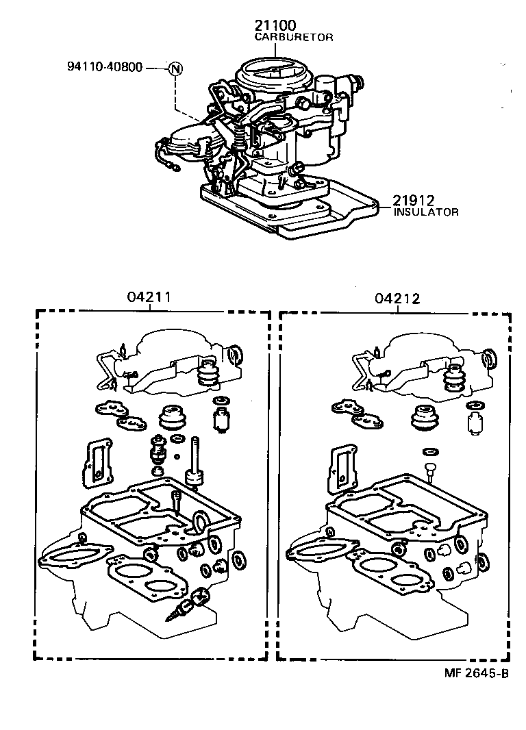  CORONA FR |  CARBURETOR ASSEMBLY