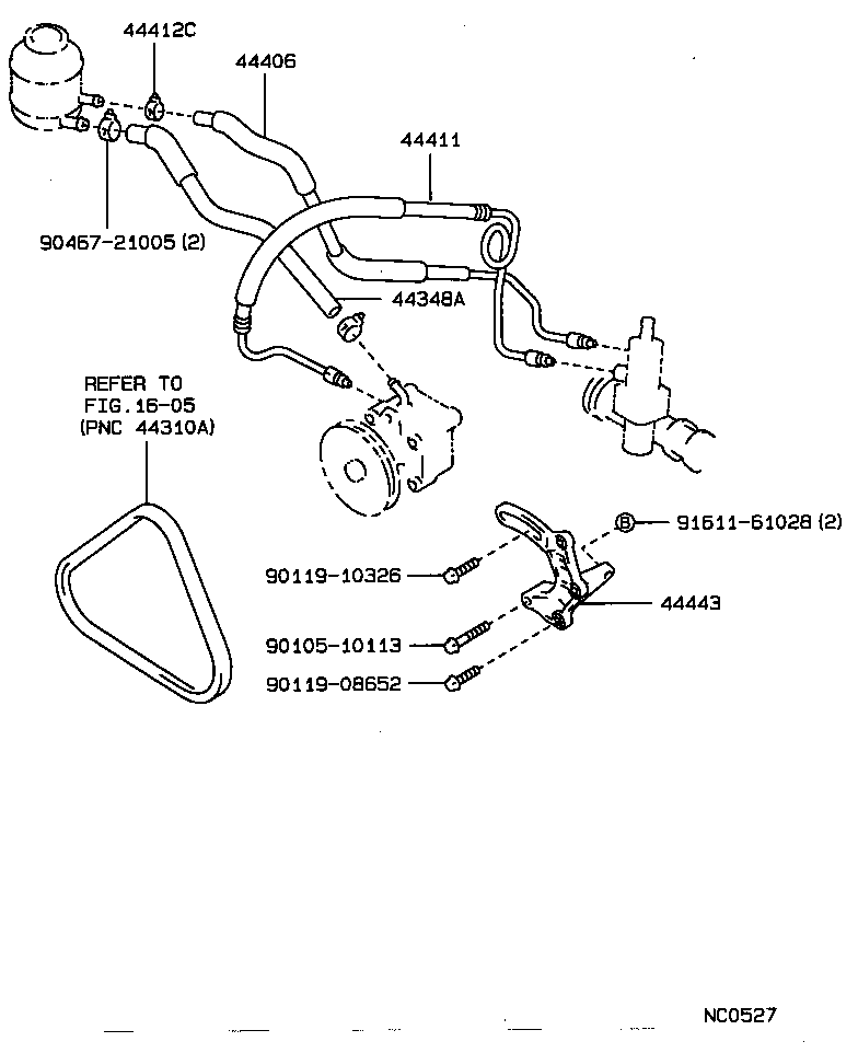  CRESSIDA |  POWER STEERING TUBE