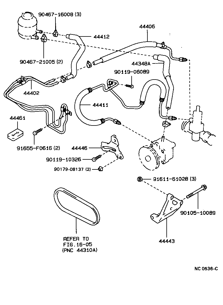  CRESSIDA |  POWER STEERING TUBE