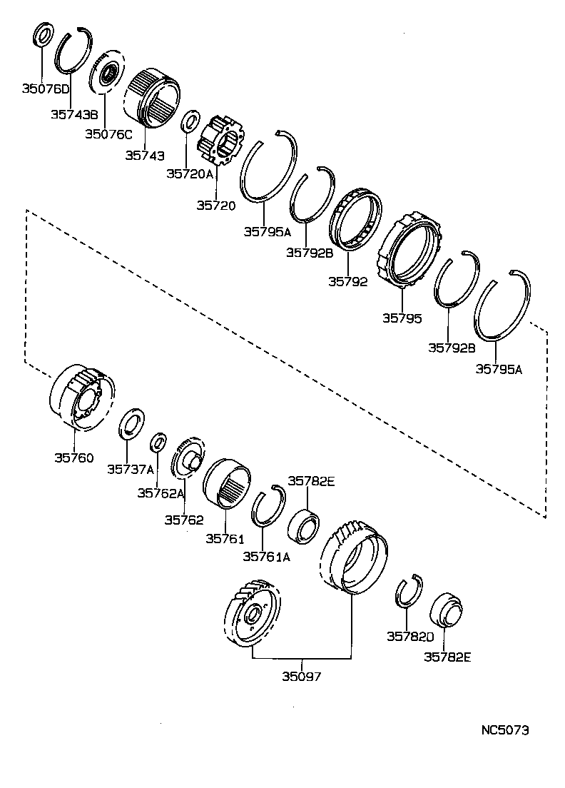  CAMRY |  PLANETARY GEAR REVERSE PISTON COUNTER GEAR ATM