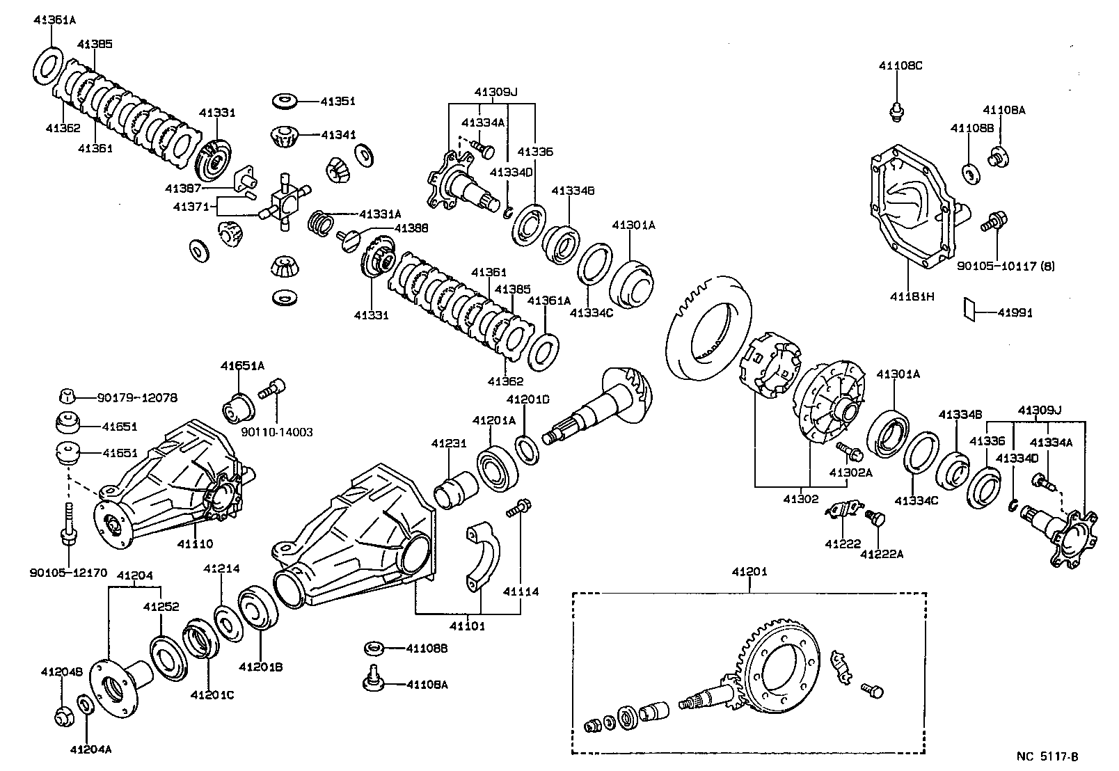  CRESSIDA |  REAR AXLE HOUSING DIFFERENTIAL