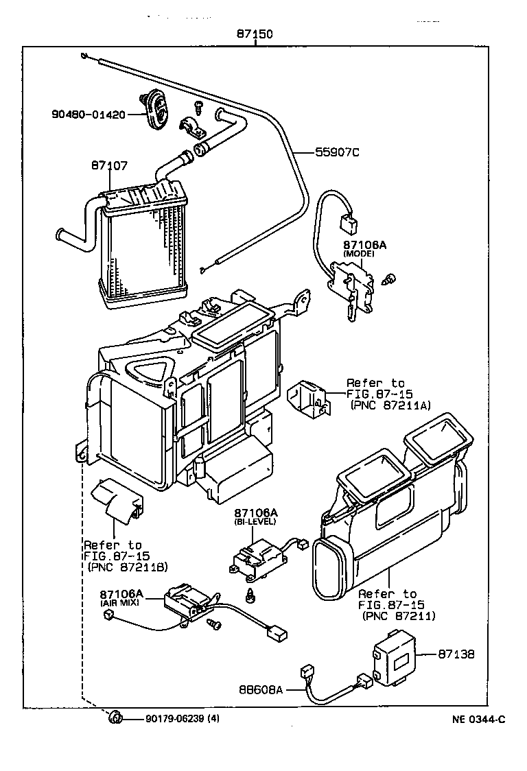  CROWN |  HEATING AIR CONDITIONING HEATER UNIT BLOWER