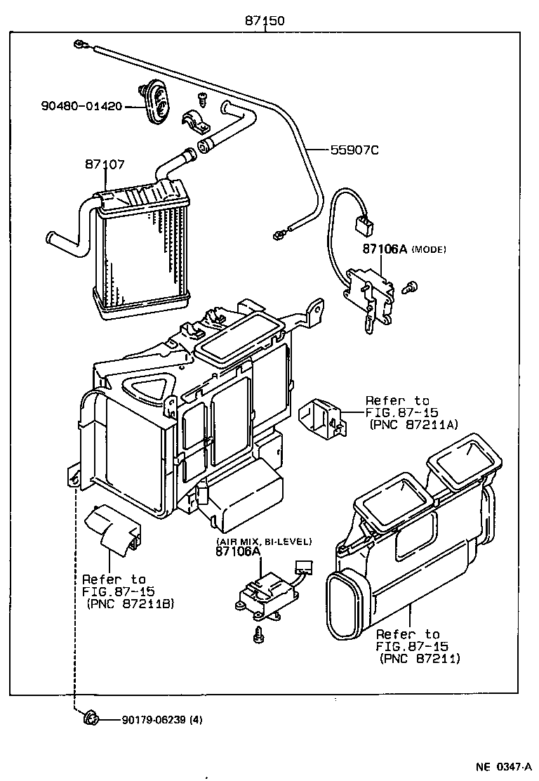  CROWN |  HEATING AIR CONDITIONING HEATER UNIT BLOWER