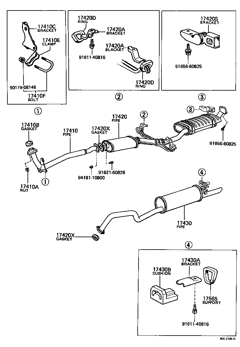  CROWN |  EXHAUST PIPE