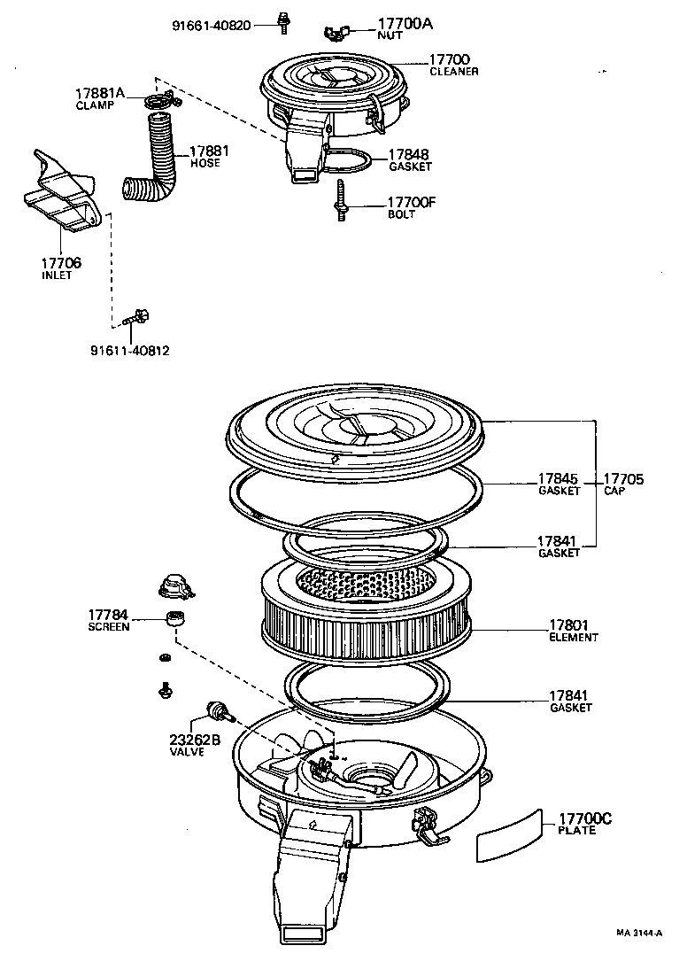  HILUX |  AIR CLEANER