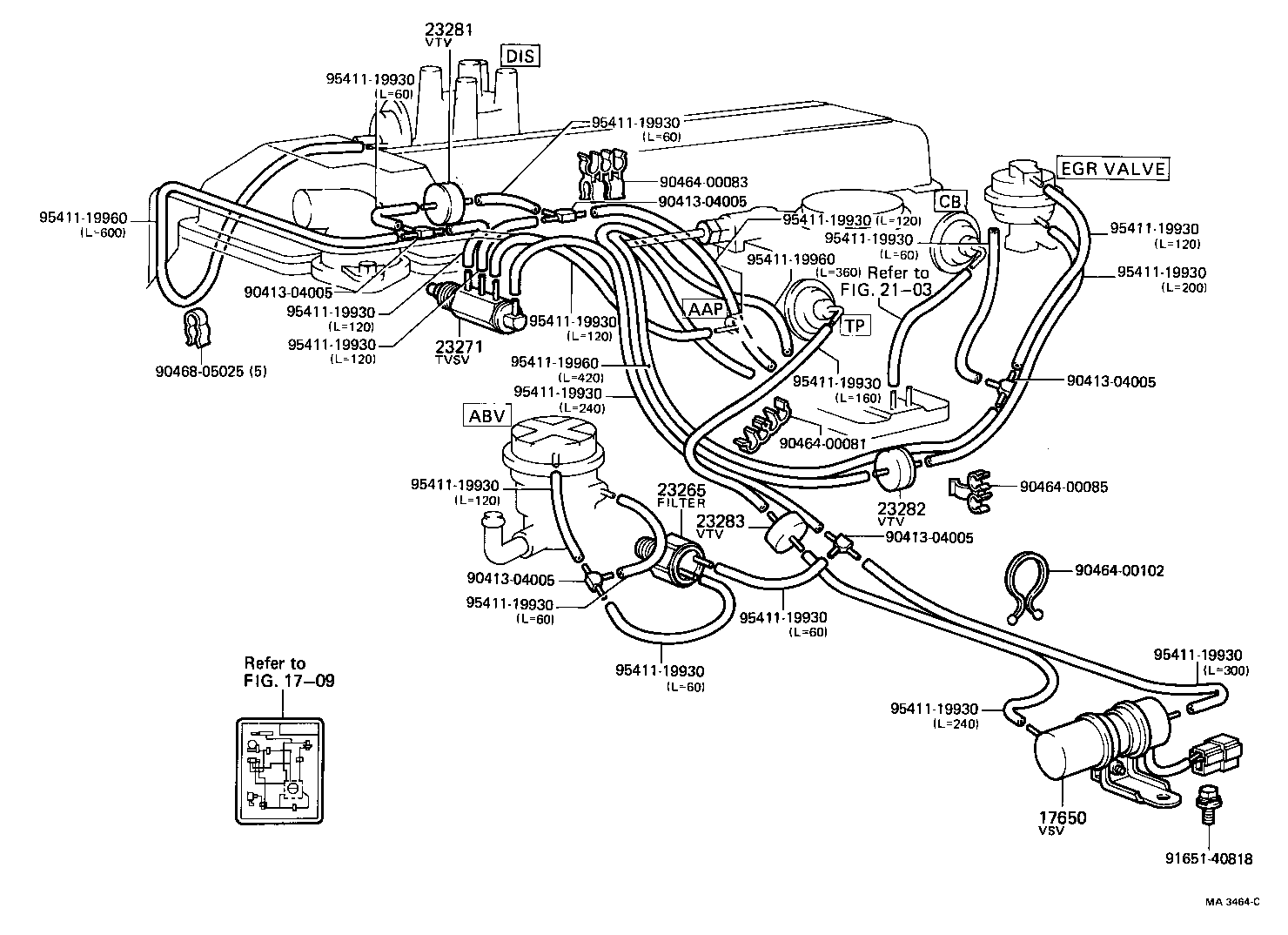  HILUX |  VACUUM PIPING