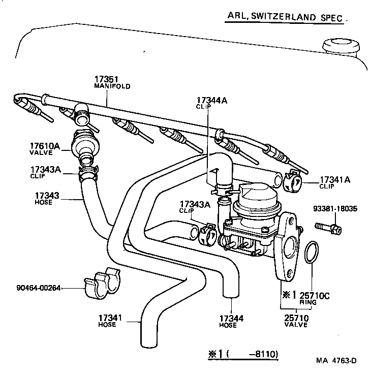  CROWN |  MANIFOLD AIR INJECTION SYSTEM