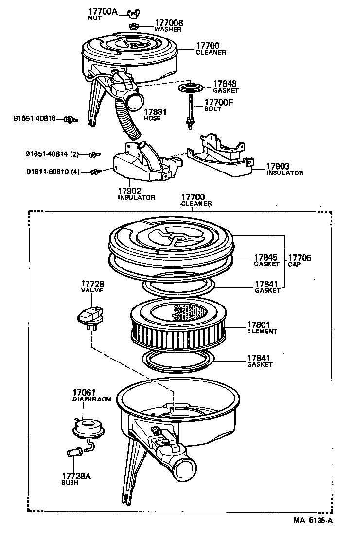  STARLET |  AIR CLEANER