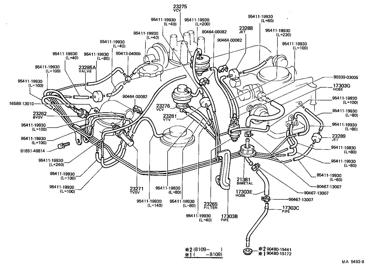  STARLET |  VACUUM PIPING