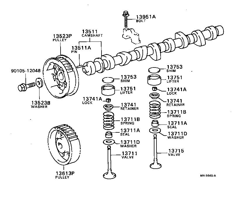  CARINA |  CAMSHAFT VALVE