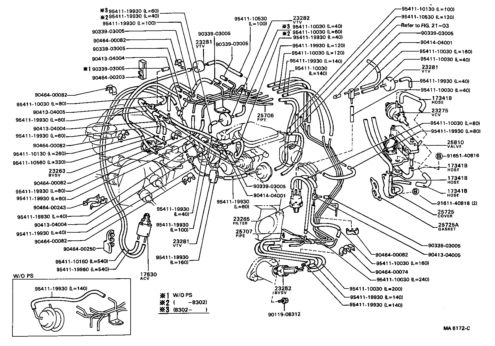  CAMRY |  VACUUM PIPING