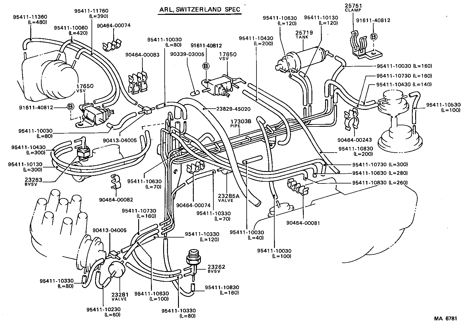  CROWN |  VACUUM PIPING