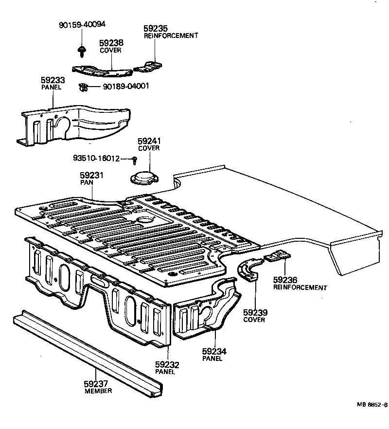  CRESSIDA |  FLOOR PAN LOWER BACK PANEL