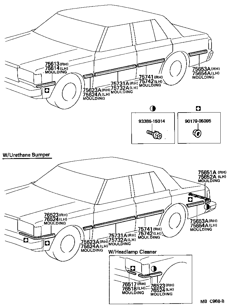  CROWN |  SIDE MOULDING