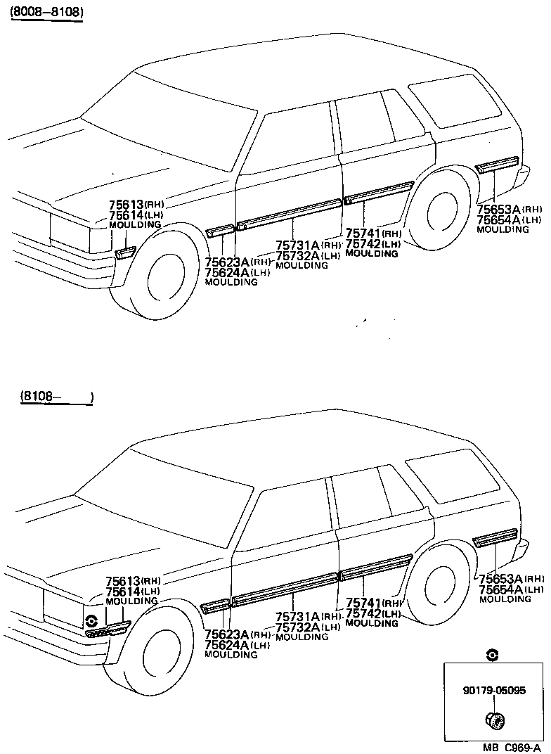  CROWN |  SIDE MOULDING