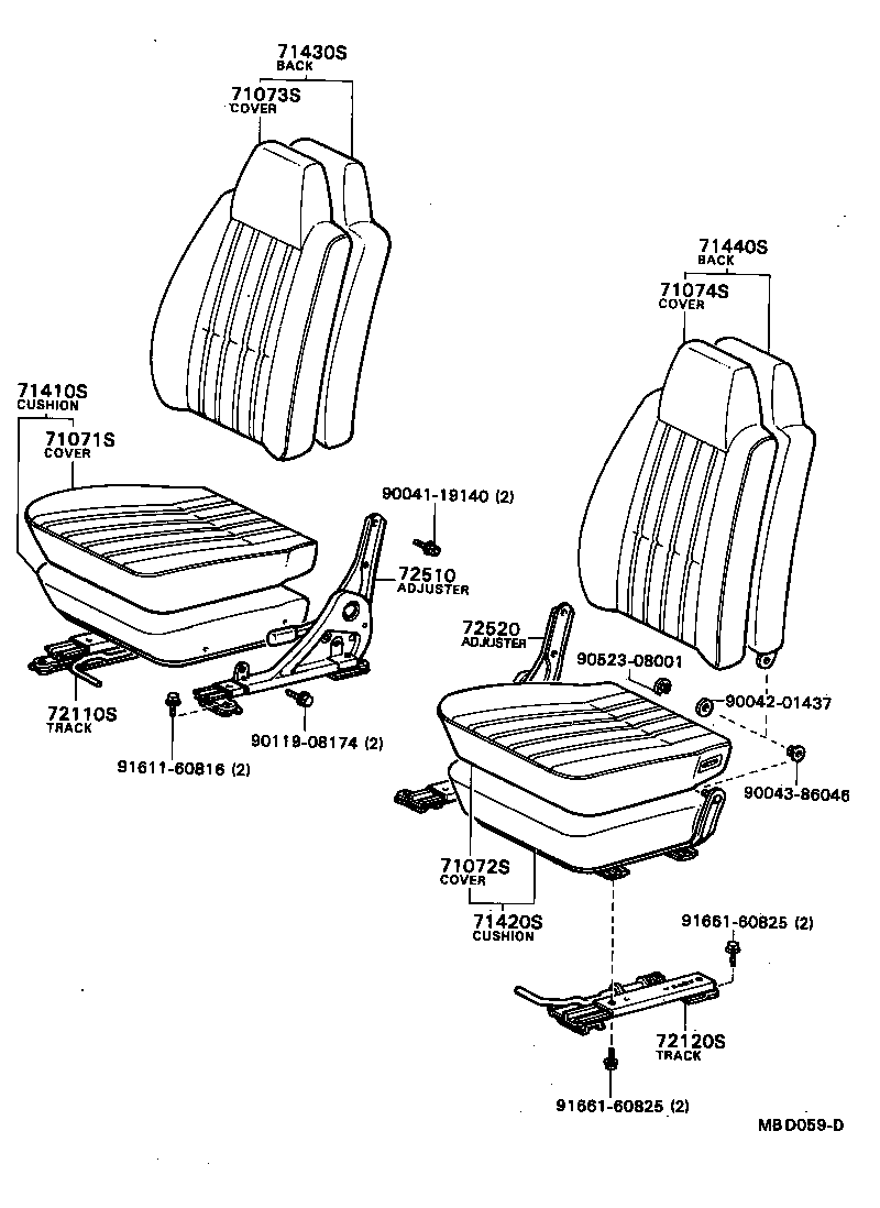  BLIZZARD |  SEAT SEAT TRACK