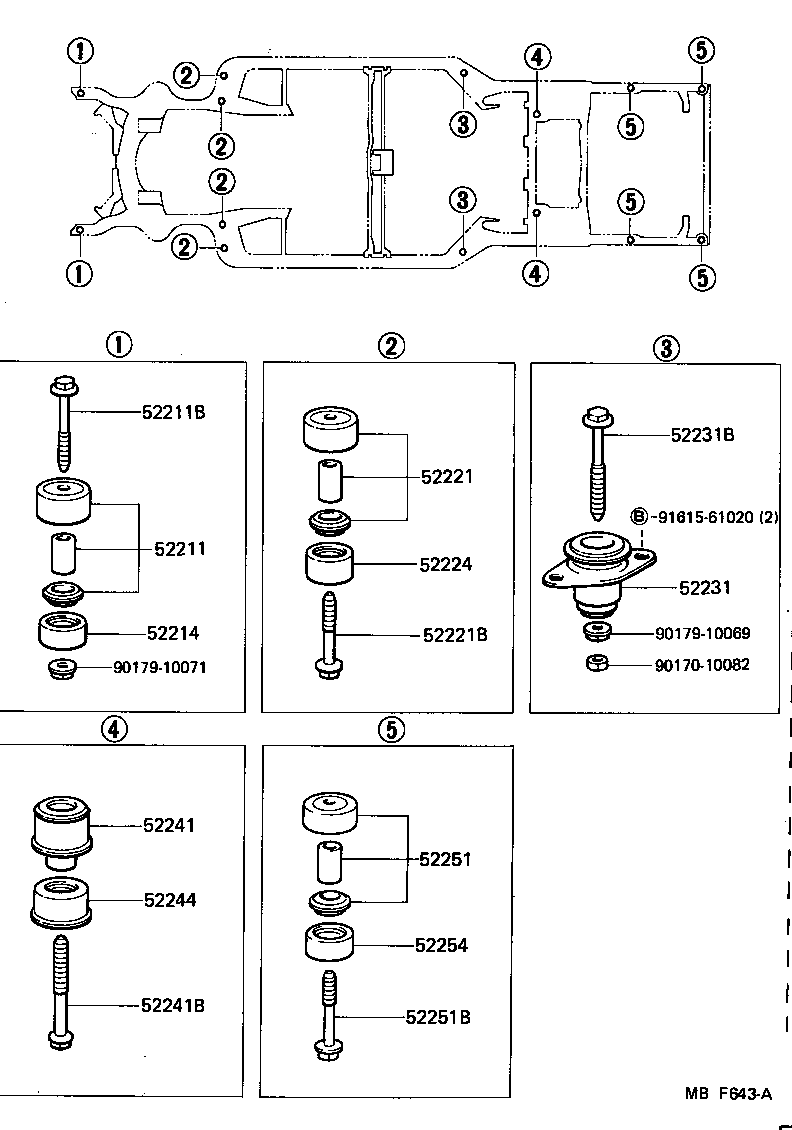  CROWN |  BODY MOUNTING