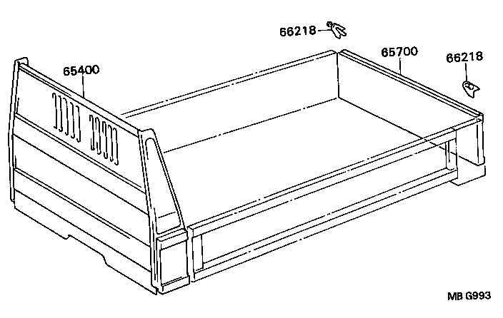  DYNA |  REAR BODY GUARD FRAME TAIL GATE