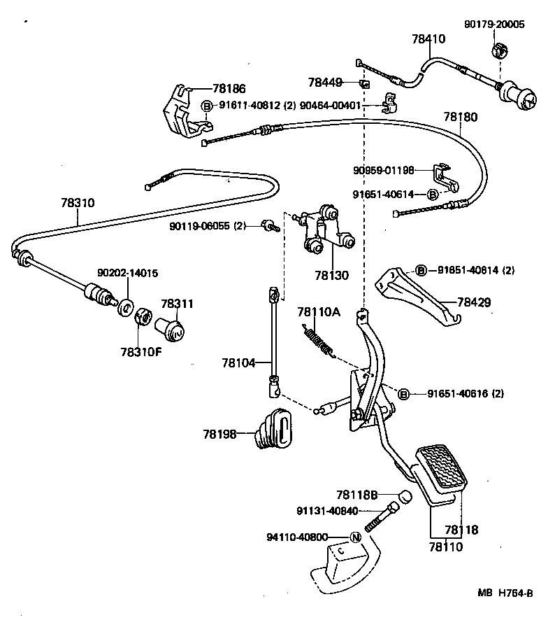  LAND CRUISER 60 |  ACCELERATOR LINK