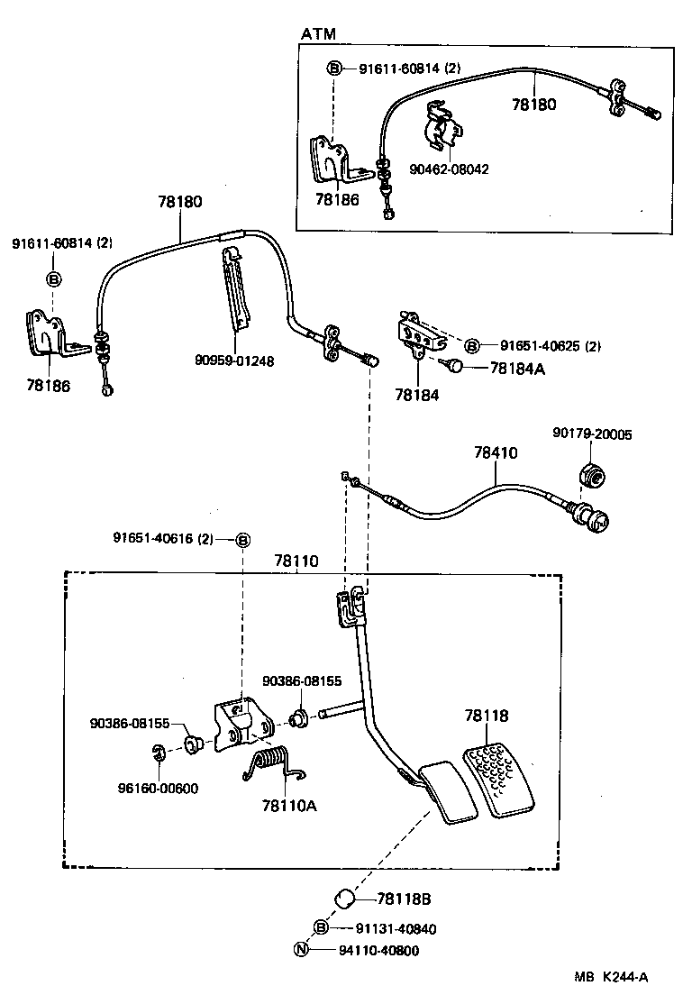  LAND CRUISER 60 |  ACCELERATOR LINK