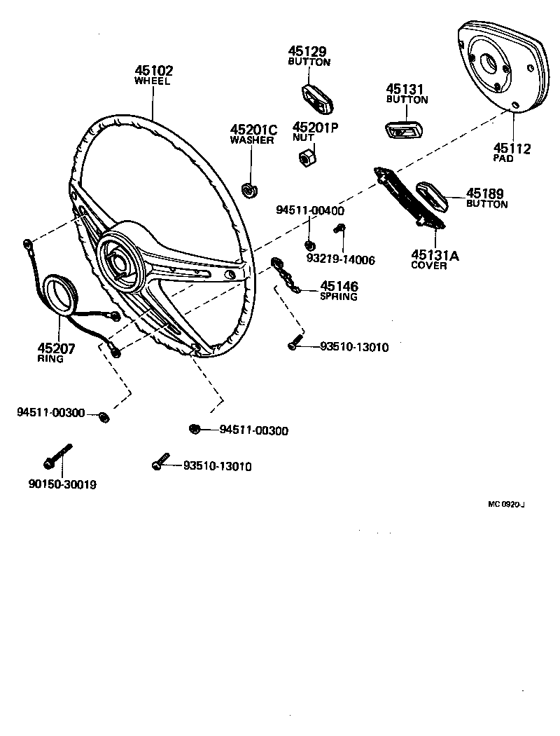  LAND CRUISER 40 45 55 |  STEERING WHEEL