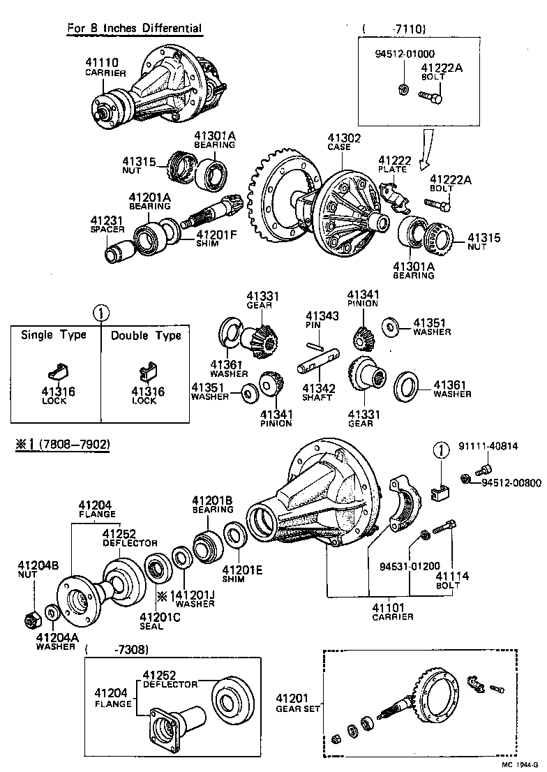  TOYOACE |  REAR AXLE HOUSING DIFFERENTIAL