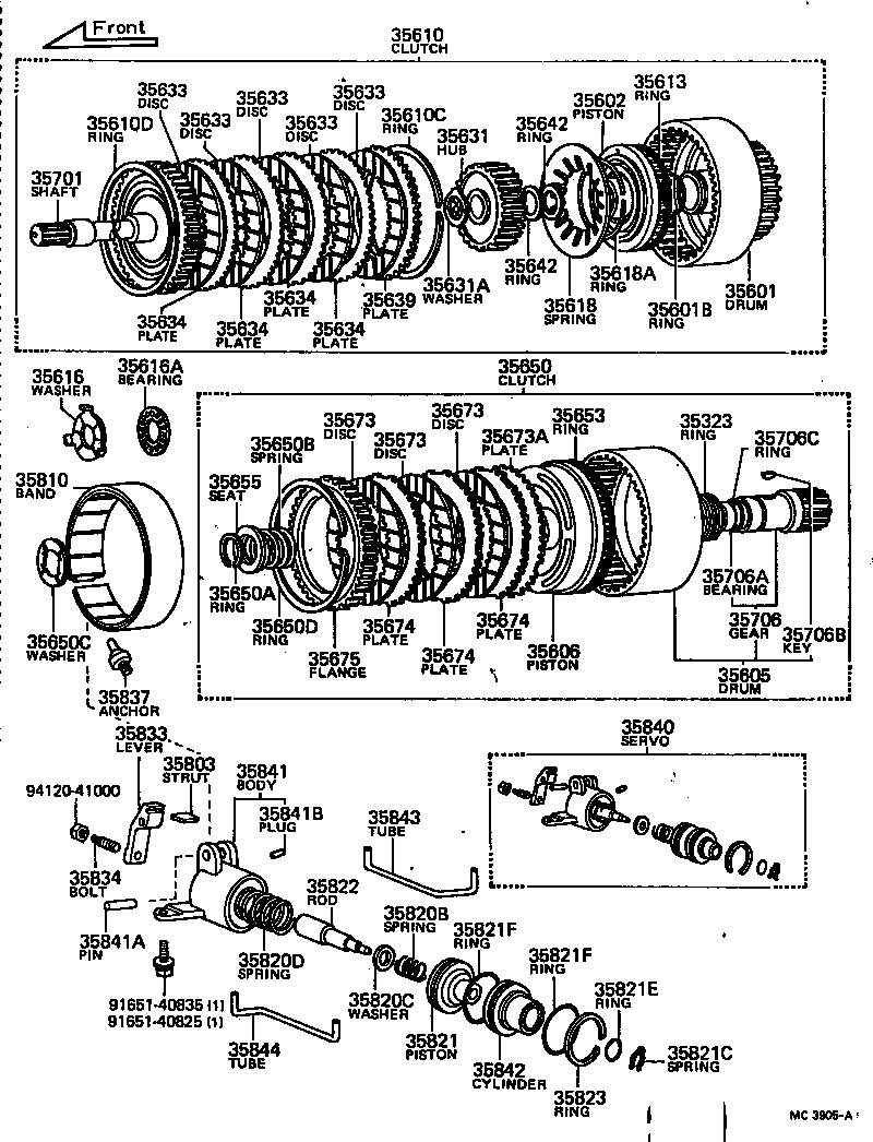  HILUX |  BRAKE BAND MULTIPLE DISC CLUTCH ATM