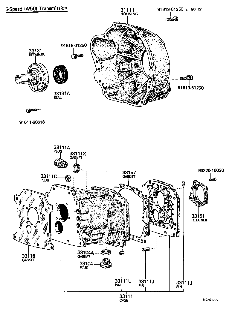  HILUX |  CLUTCH HOUSING TRANSMISSION CASE MTM