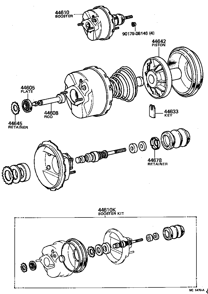  STARLET |  BRAKE BOOSTER VACUUM TUBE