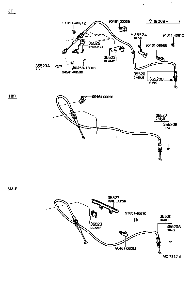  CRESSIDA |  THROTTLE LINK VALVE LEVER ATM