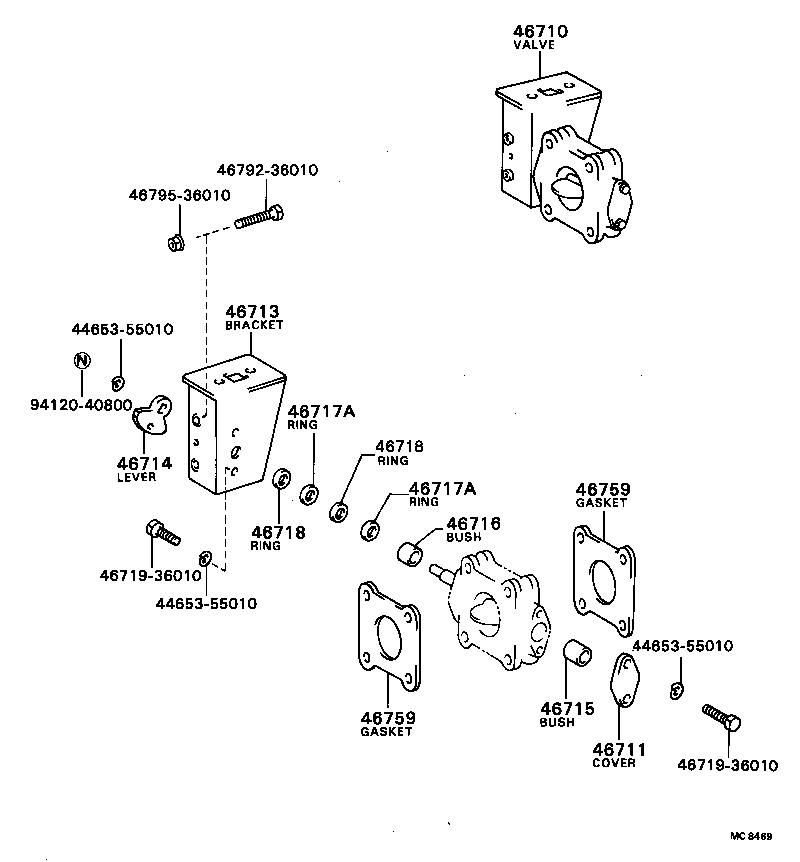  DYNA |  EXHAUST BRAKE ASSEMBLY VACUUM CYLINDER