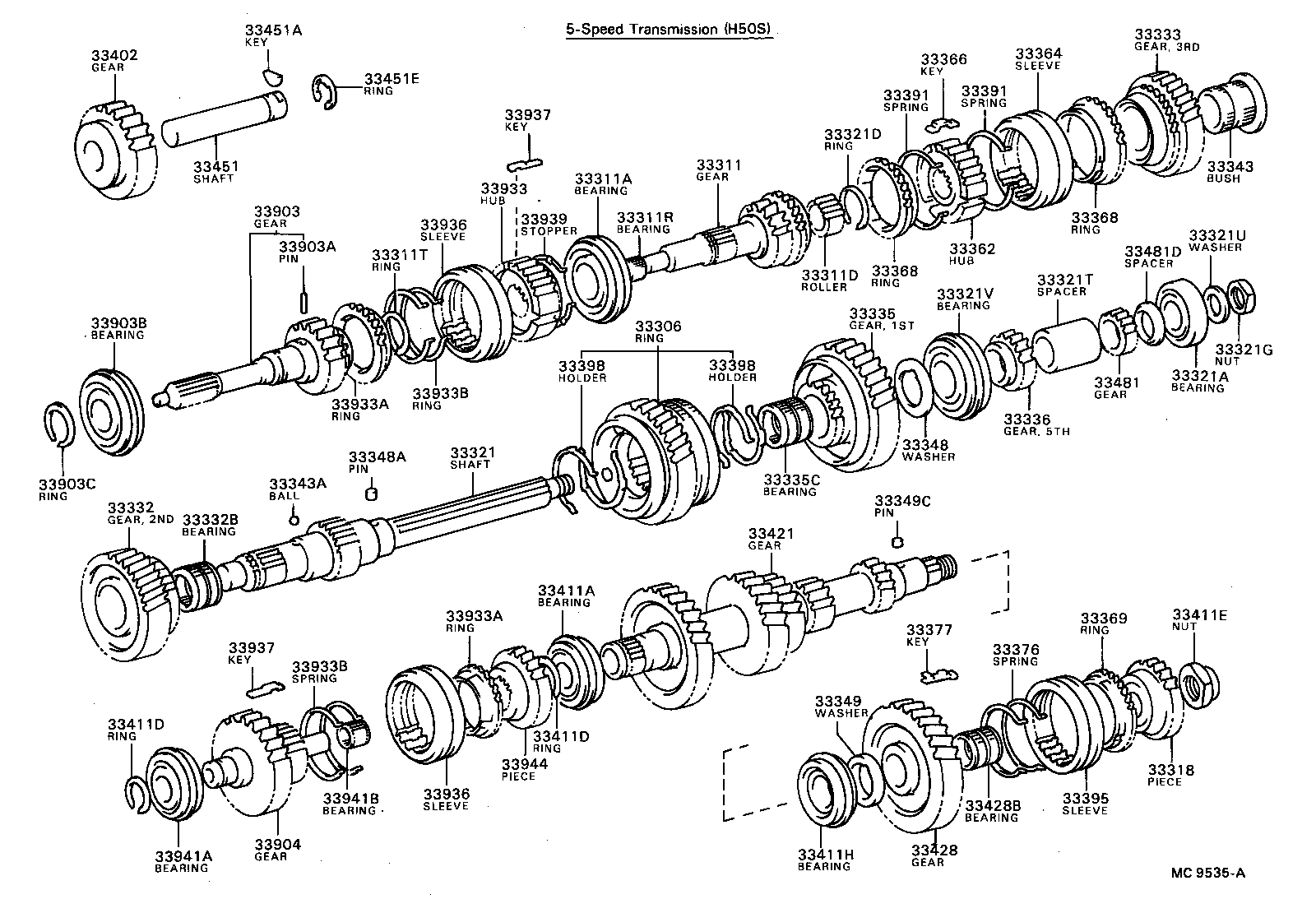  DYNA |  TRANSMISSION GEAR MTM